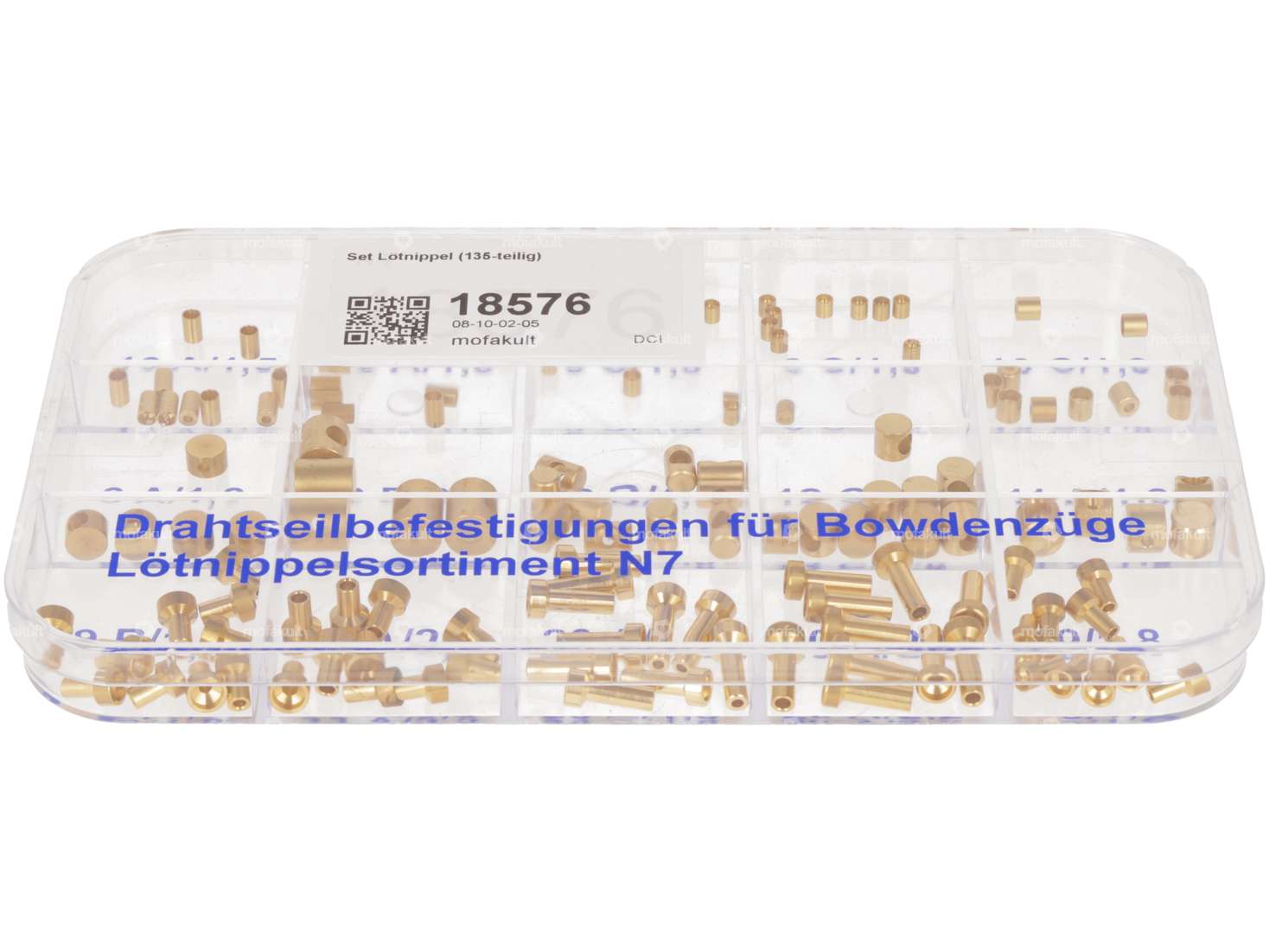 Set of soldering nipples 135 pcs. Carousel Image 2