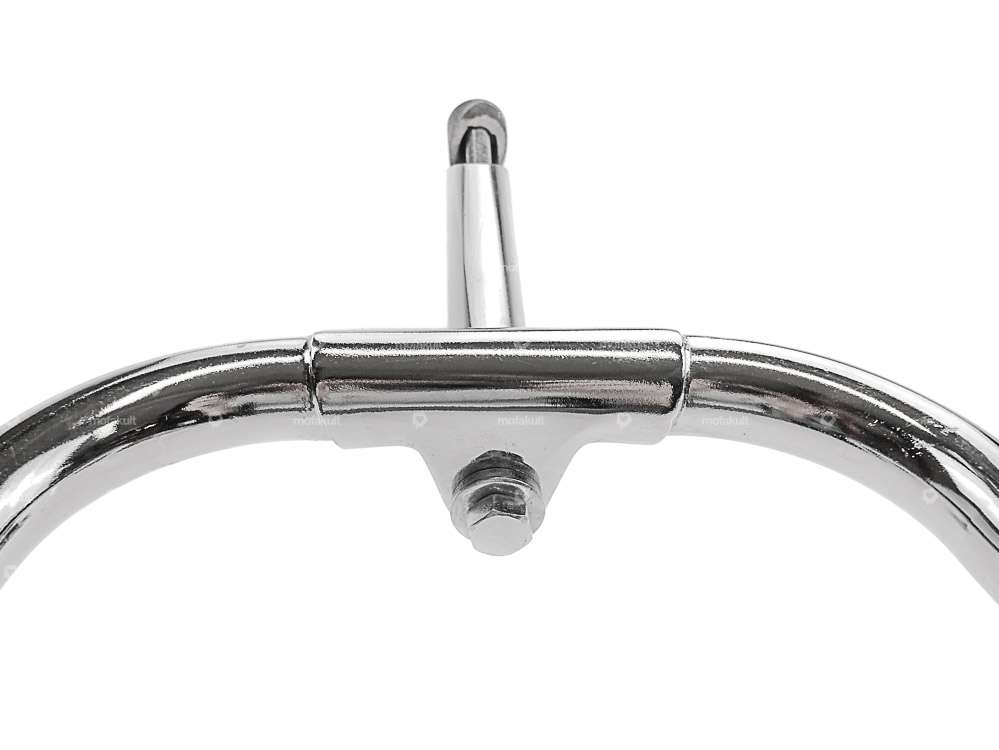 Handlebar with stem 17 cm chrome | Puch Maxi N, X30 Carousel Image 3