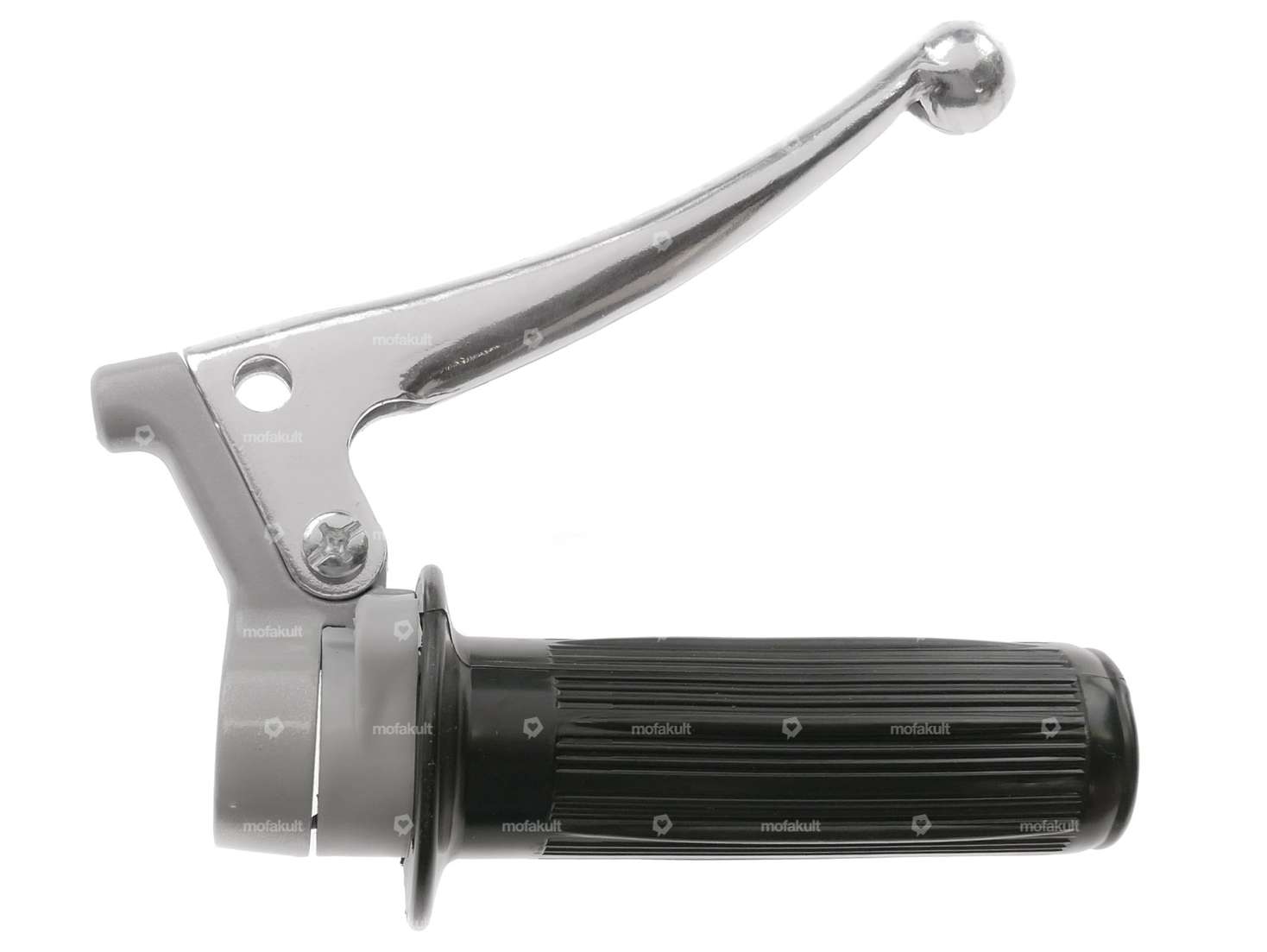 Throttle twist grip Oldschool gray Carousel Image 1