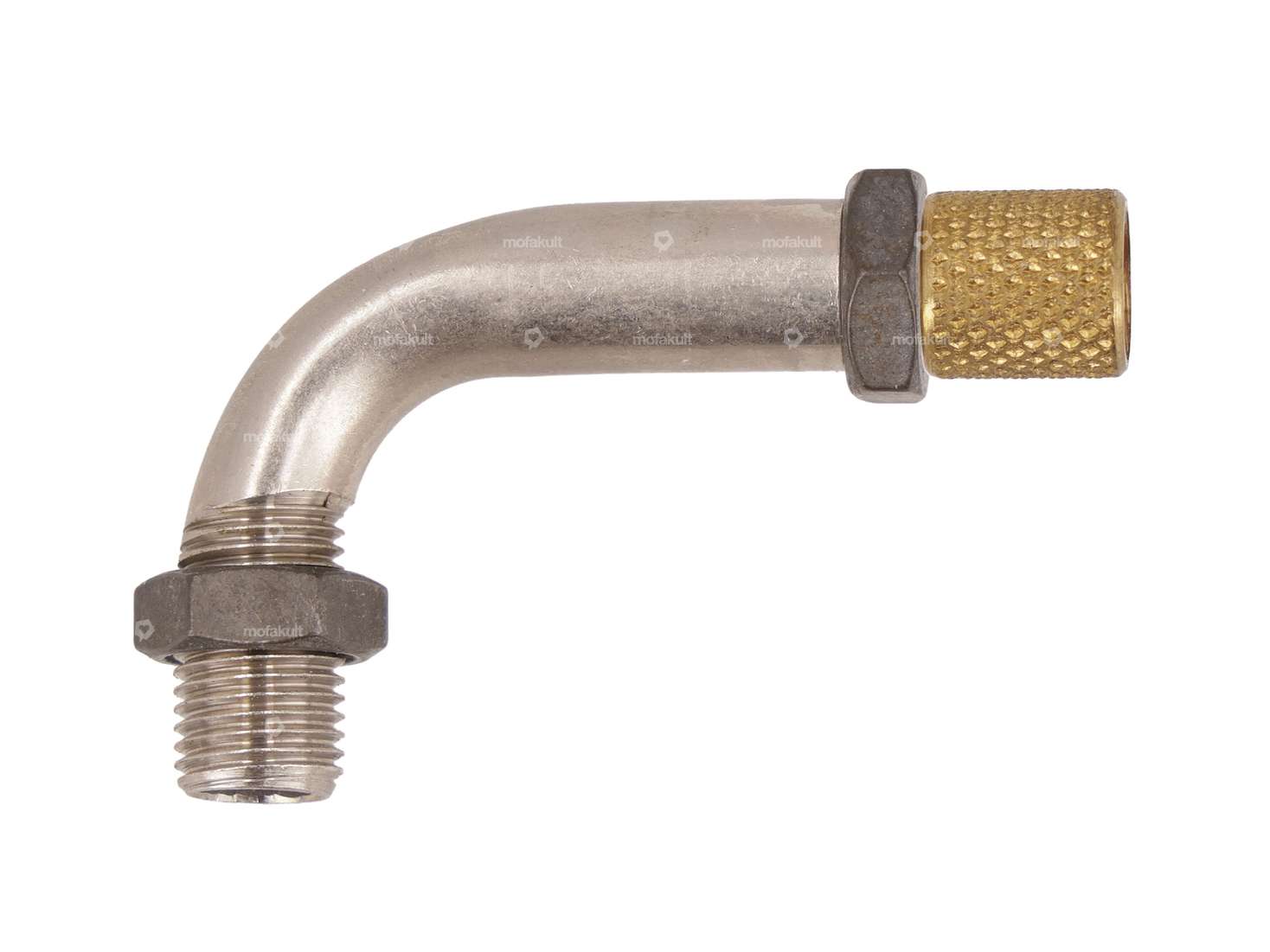 BING 90° carburetor pipe bend M7x0.75 NOS Carousel Image 1