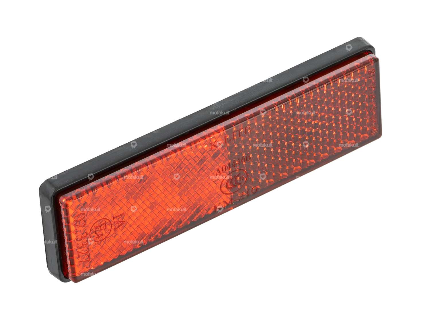 Reflector self-adhesive angular red Carousel Image 1