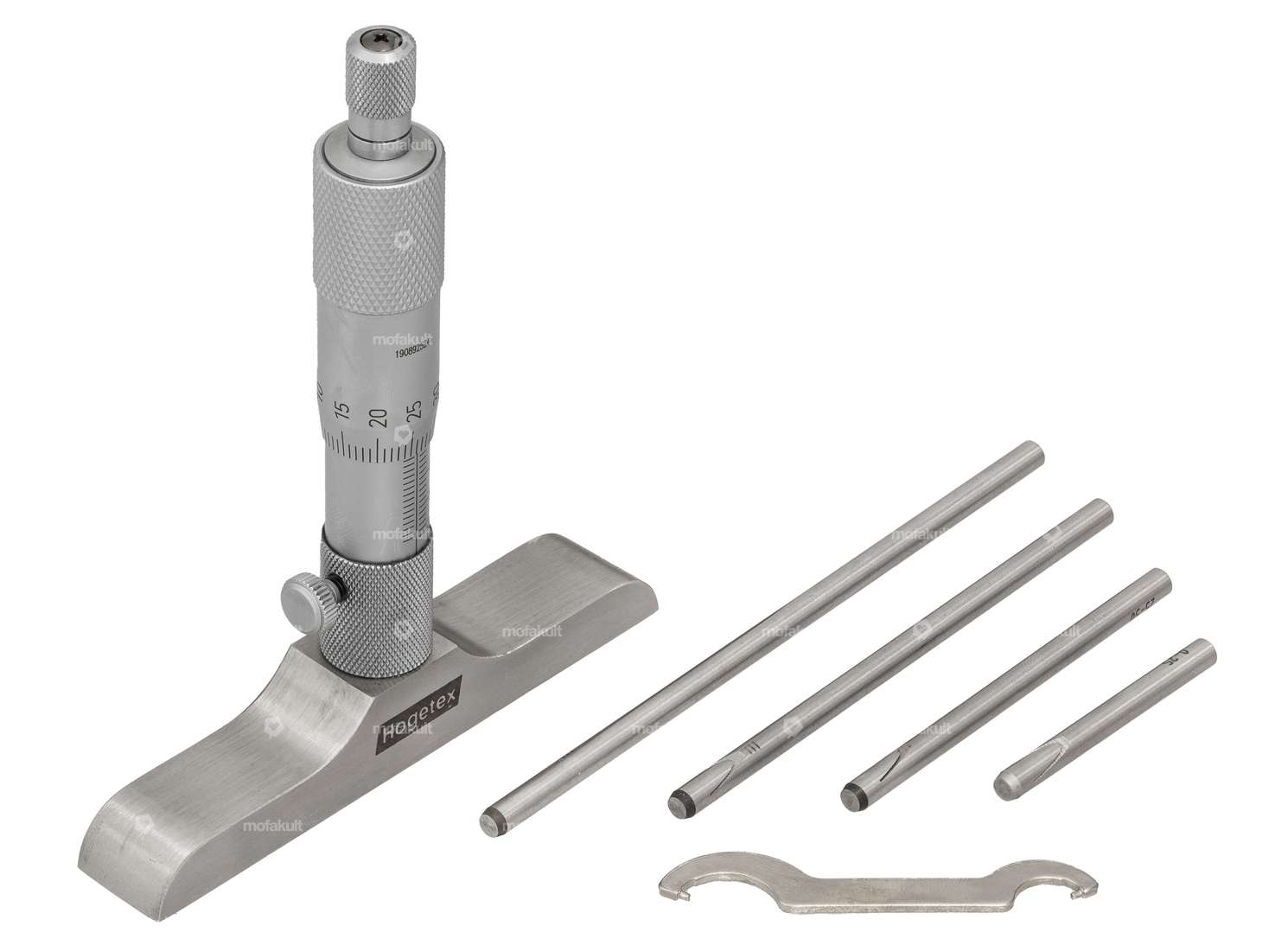 Hogetex depth micrometer 101.5 x 17 mm (measuring range 0 - 100 mm) Carousel Image 1
