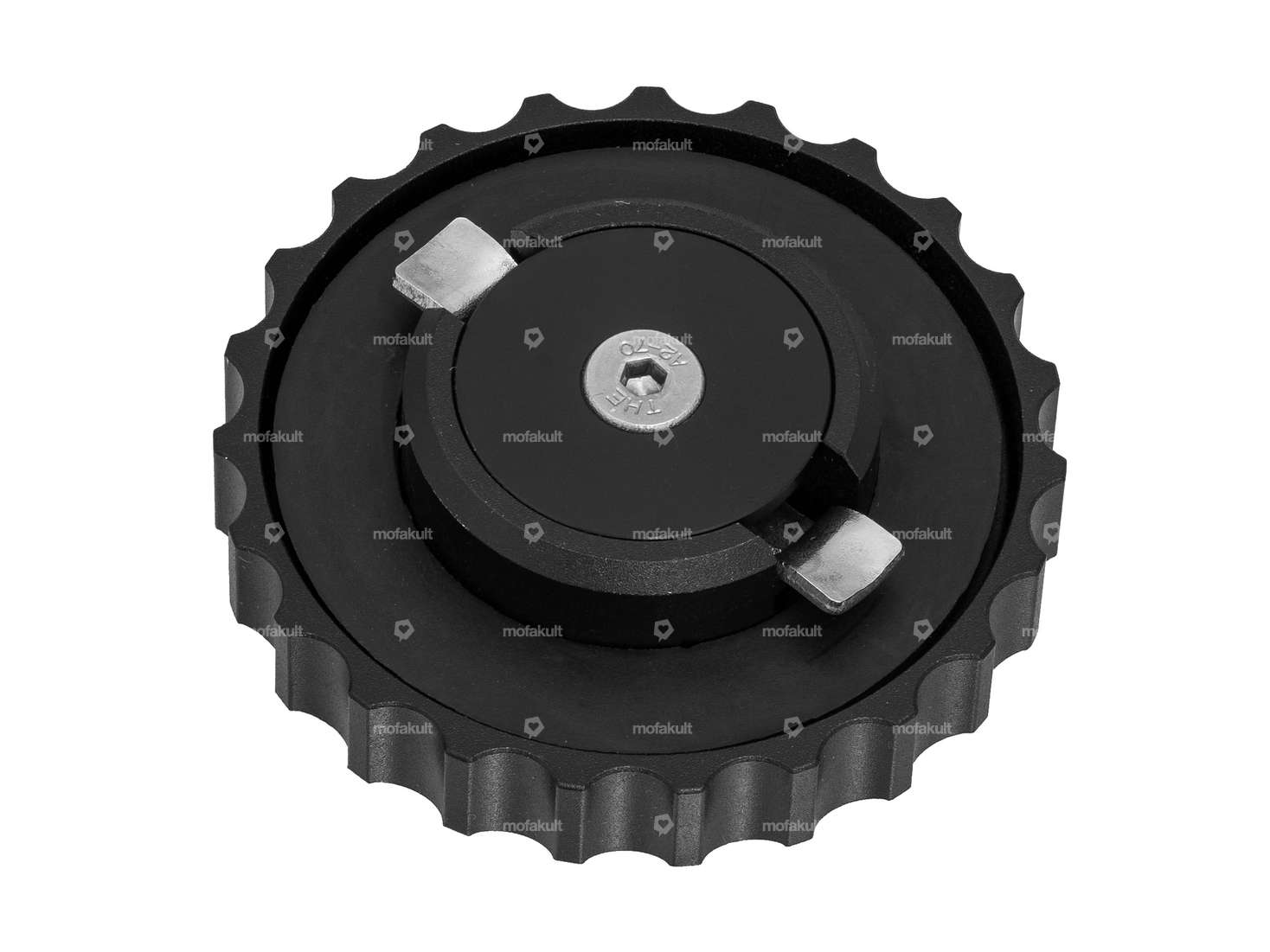 66HEROES Tank cap "Hercules" bayonet 40 mm black Carousel Image 2