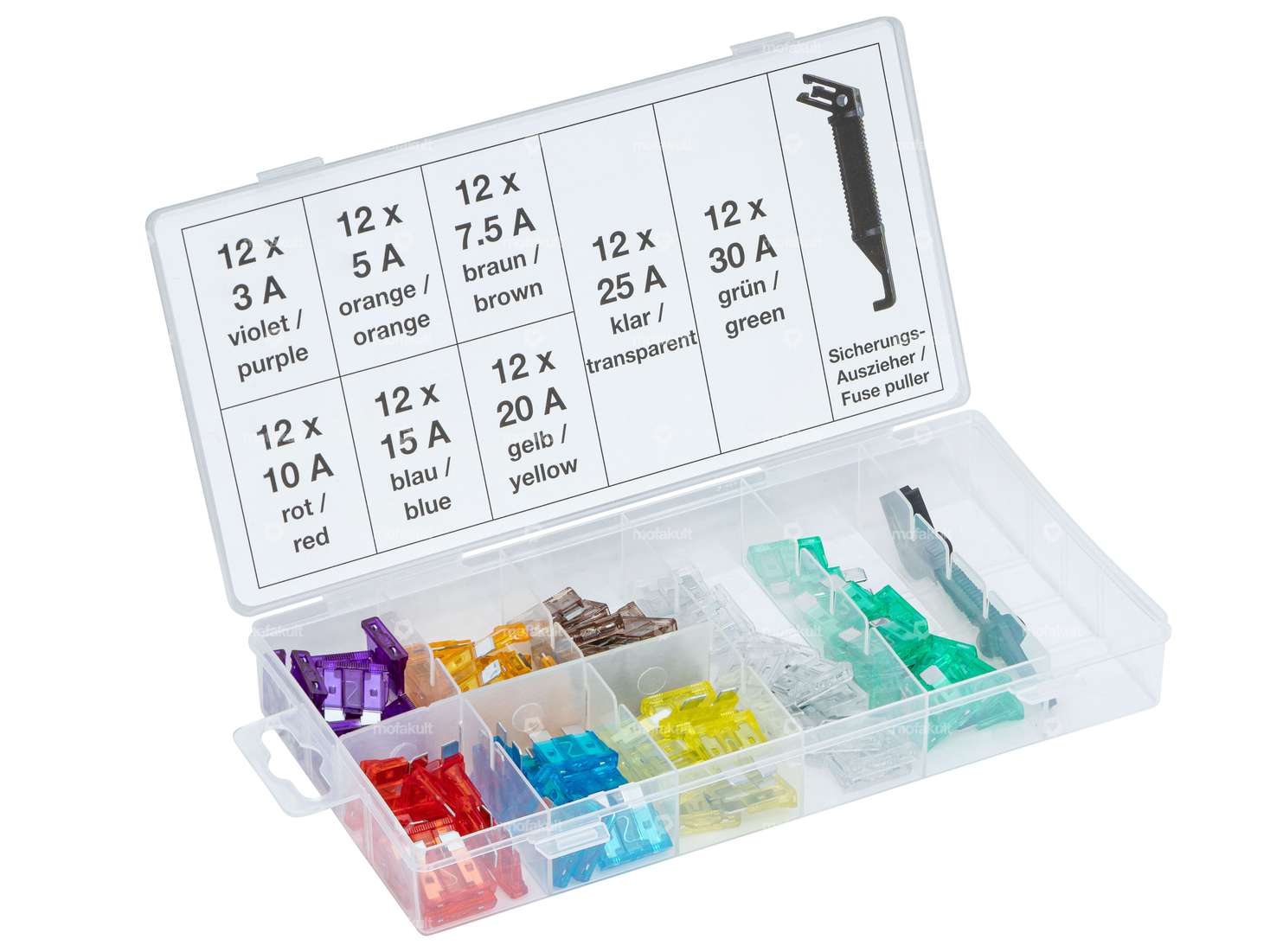 BGS vehicle fuse set 97 pcs. Carousel Image 1