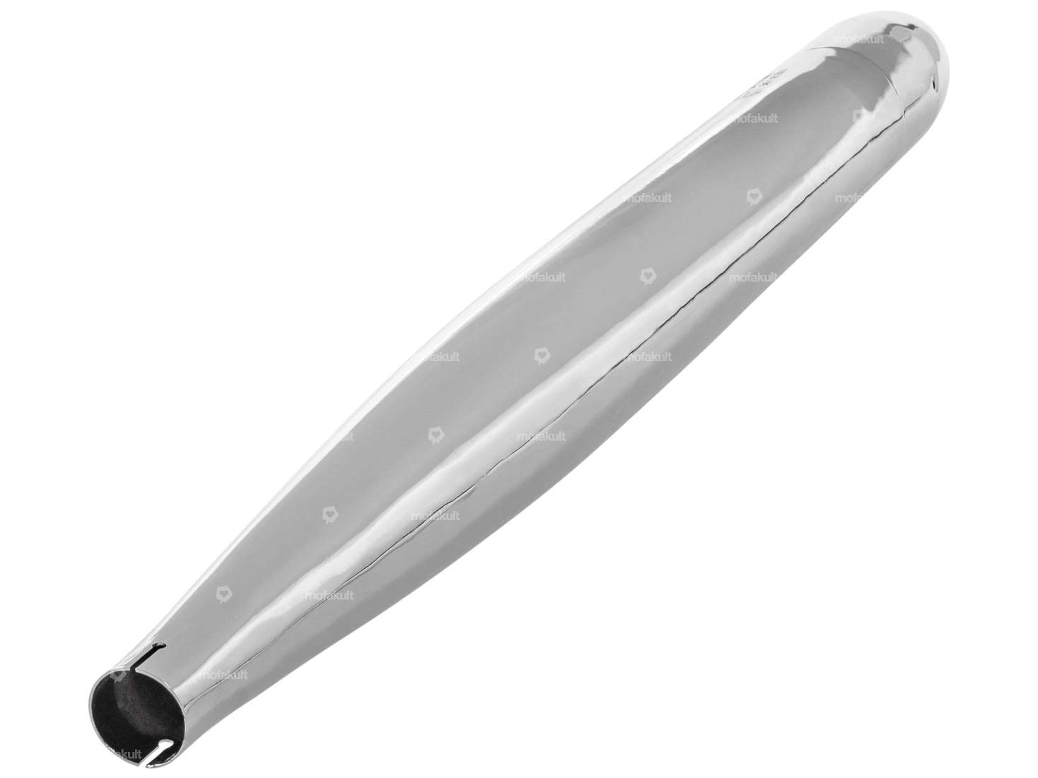 swiing® ingenious cigar Ø 28 / 70 mm chrome (reso exhaust) camouflaged | Puch Maxi S, N Carousel Image 3