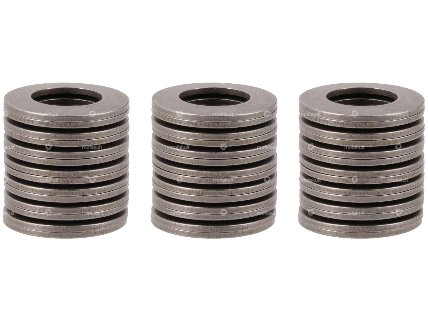 HRT disk spring set 0.8 mm clutch KTM SX50 Inox | Puch E50 Carousel Image 1