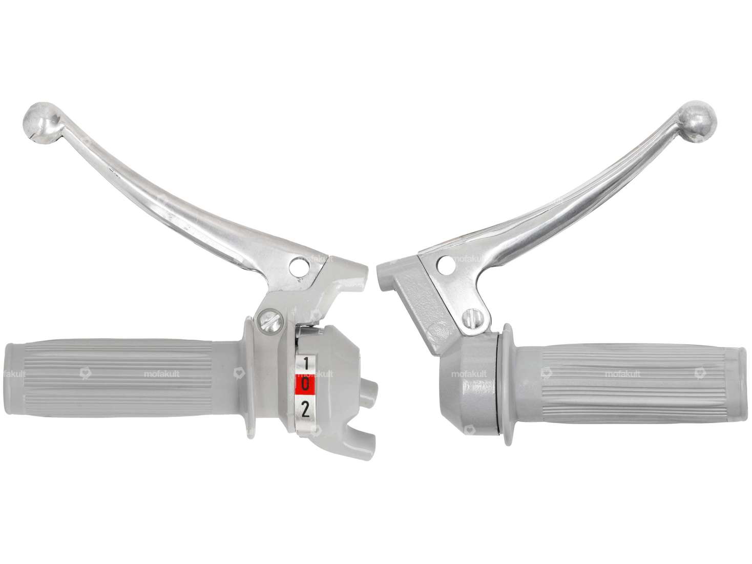 Grip set 2-speed HG Magura replica gray Carousel Image 1