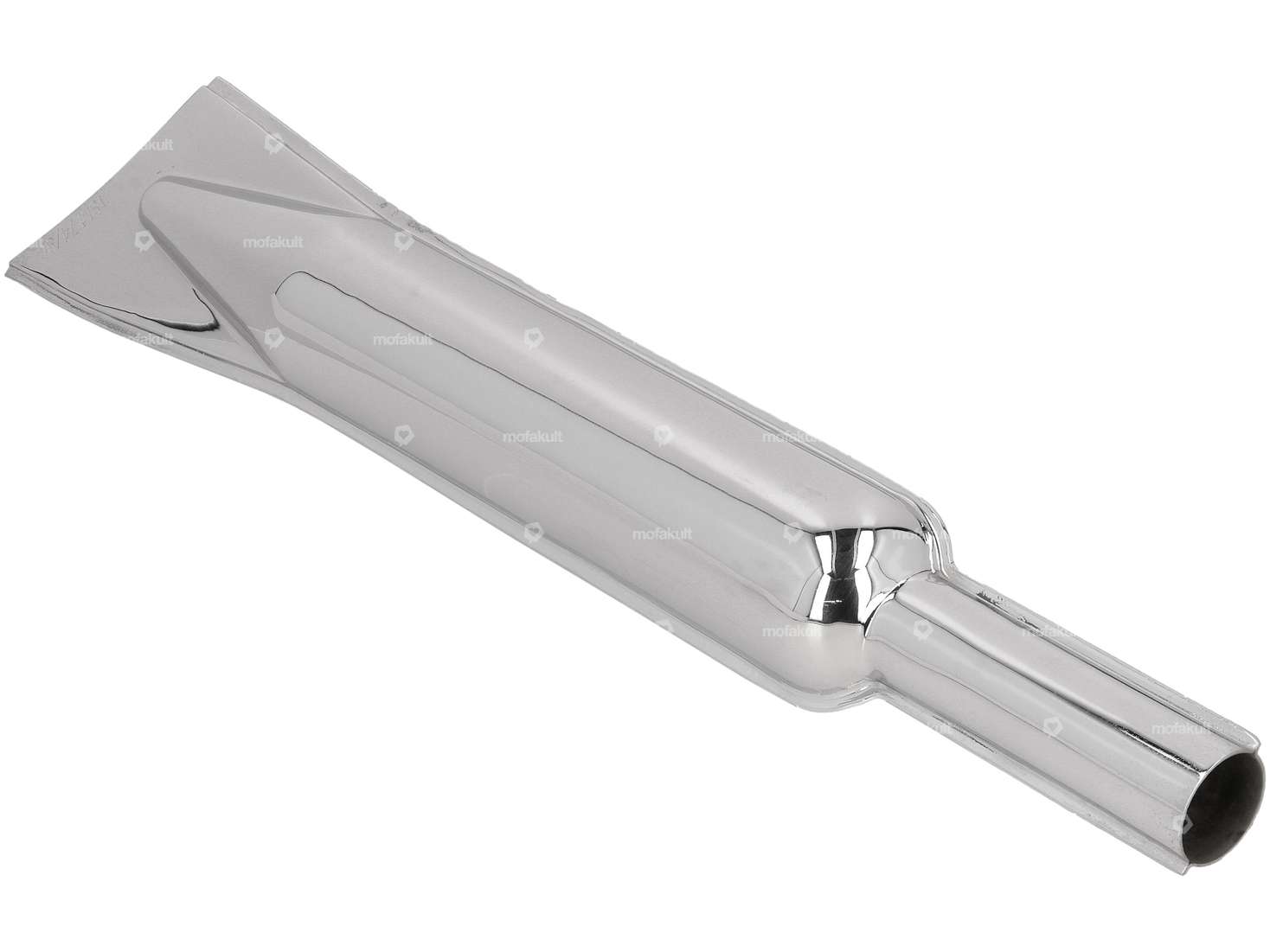 Muffler (28/56mm) Chrome exhaust short Carousel Image 3