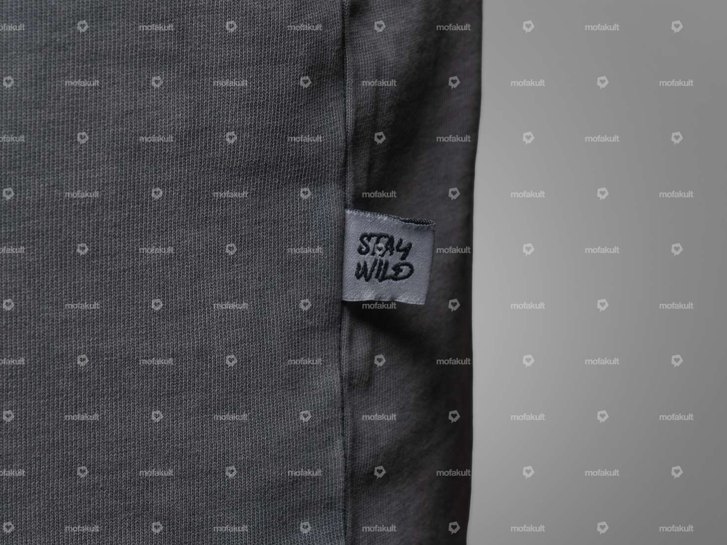 KULTWEAR T-shirt "Vintage" Oversized gray Carousel Image 6