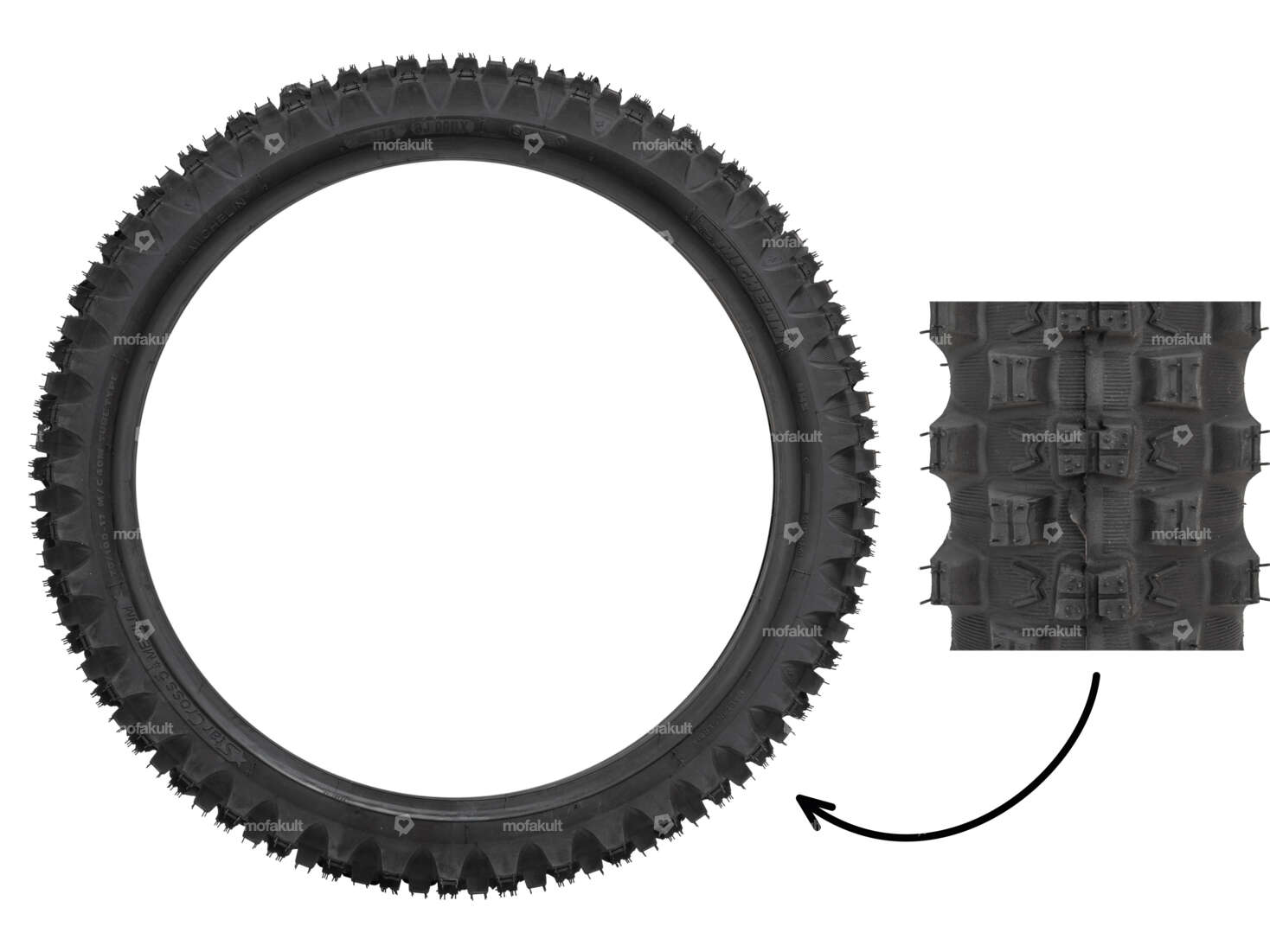 Michelin 70/100 - 17" tires Starcross 5 Medium Cross Carousel Image 1