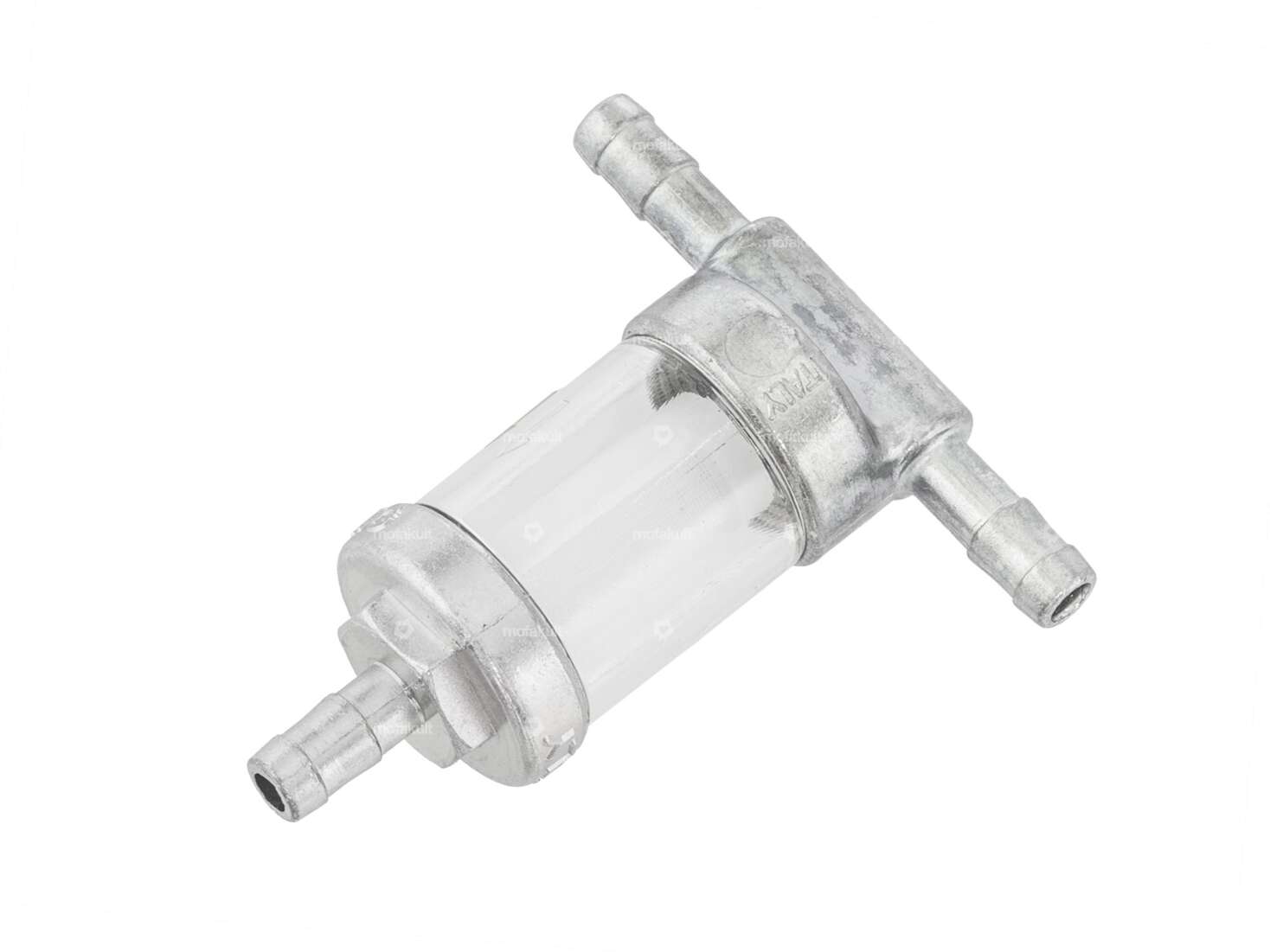 OMG fuel filter "T" metal 6 mm (removable) Carousel Image 1