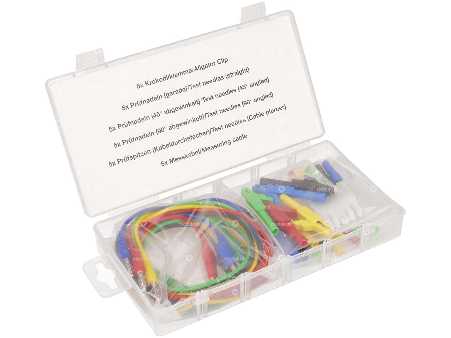 Measuring cable & test probe set 30 pcs. Carousel Image 1