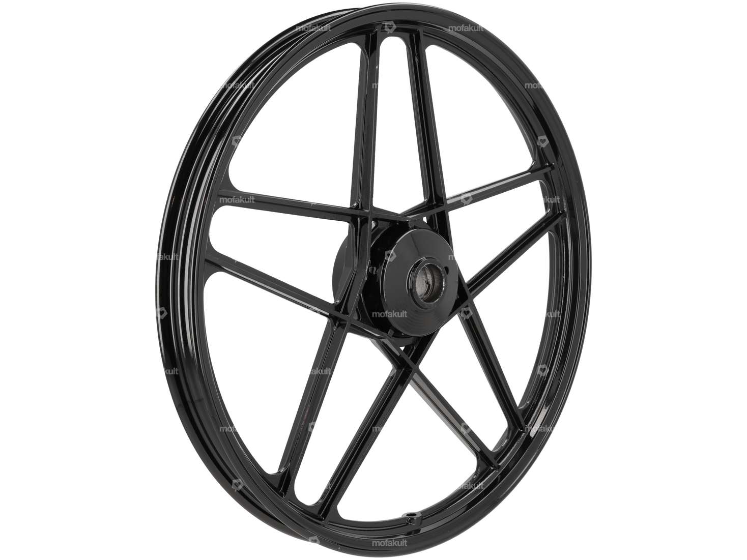 Wheel set 17" cast black (5 double spokes) Grimeca replica | Hercules Prima, Optima Carousel Image 2