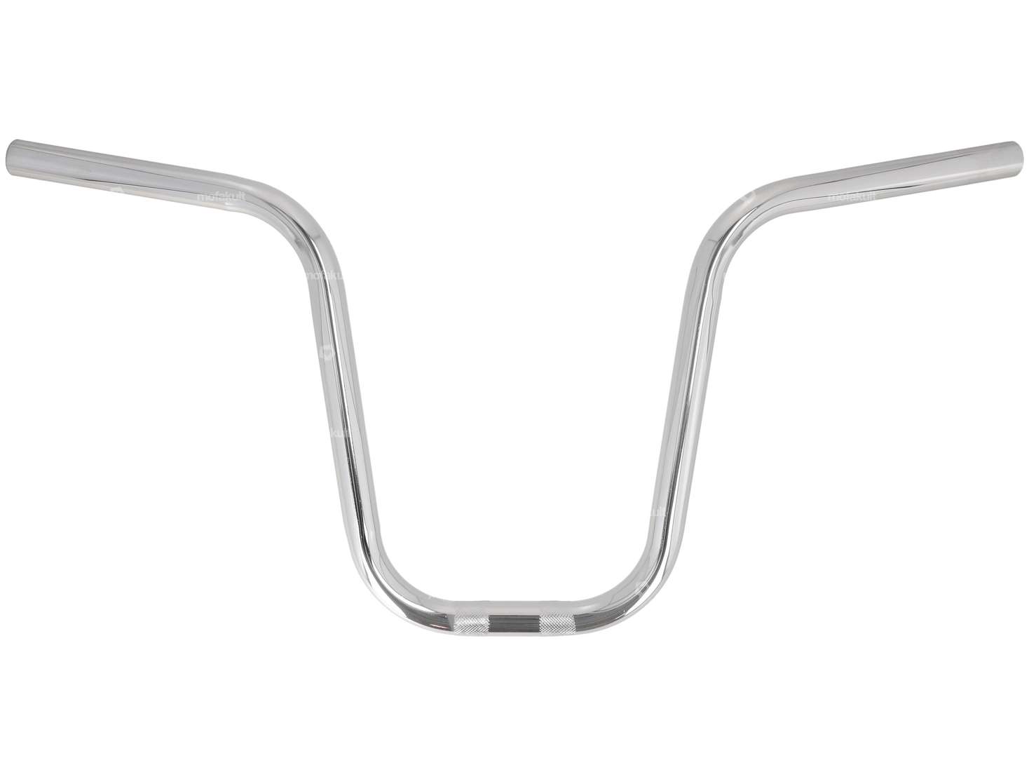 Handlebar fork plate 30 cm curved chrome Carousel Image 1