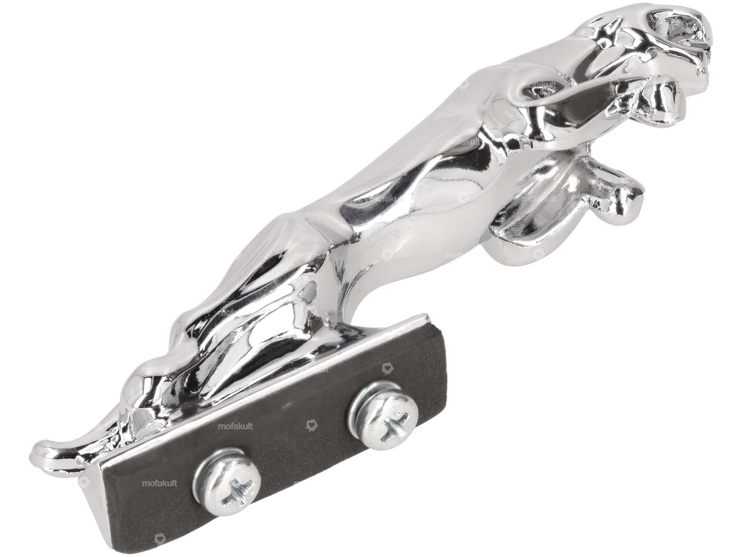 Decorative figure panther large chrome Carousel Image 2