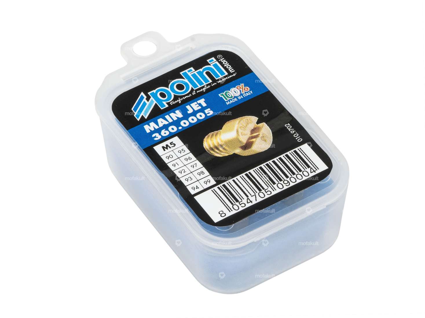 Polini nozzle set main nozzles (90 - 99) Dell'Orto PHBG, SHA Carousel Image 3