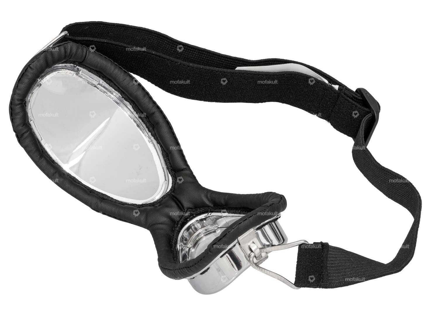 Aviator glasses narrow chrome Carousel Image 2