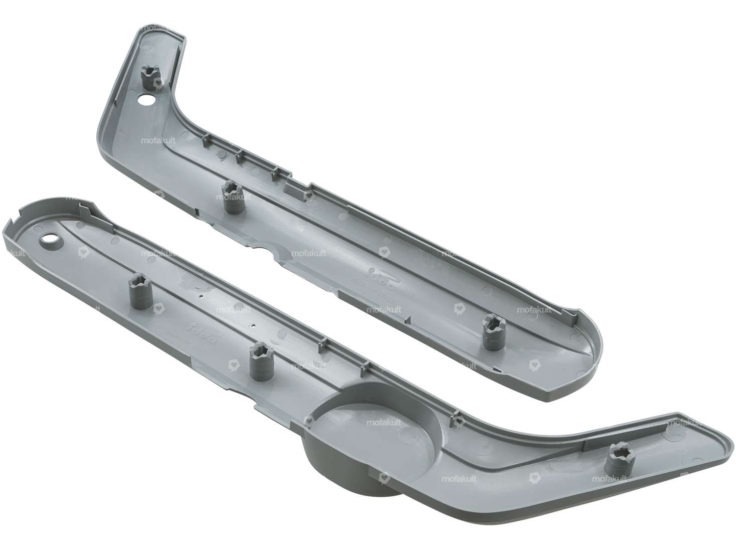 Side protectors gray mono (1A quality) | Piaggio Ciao P, SC Carousel Image 2