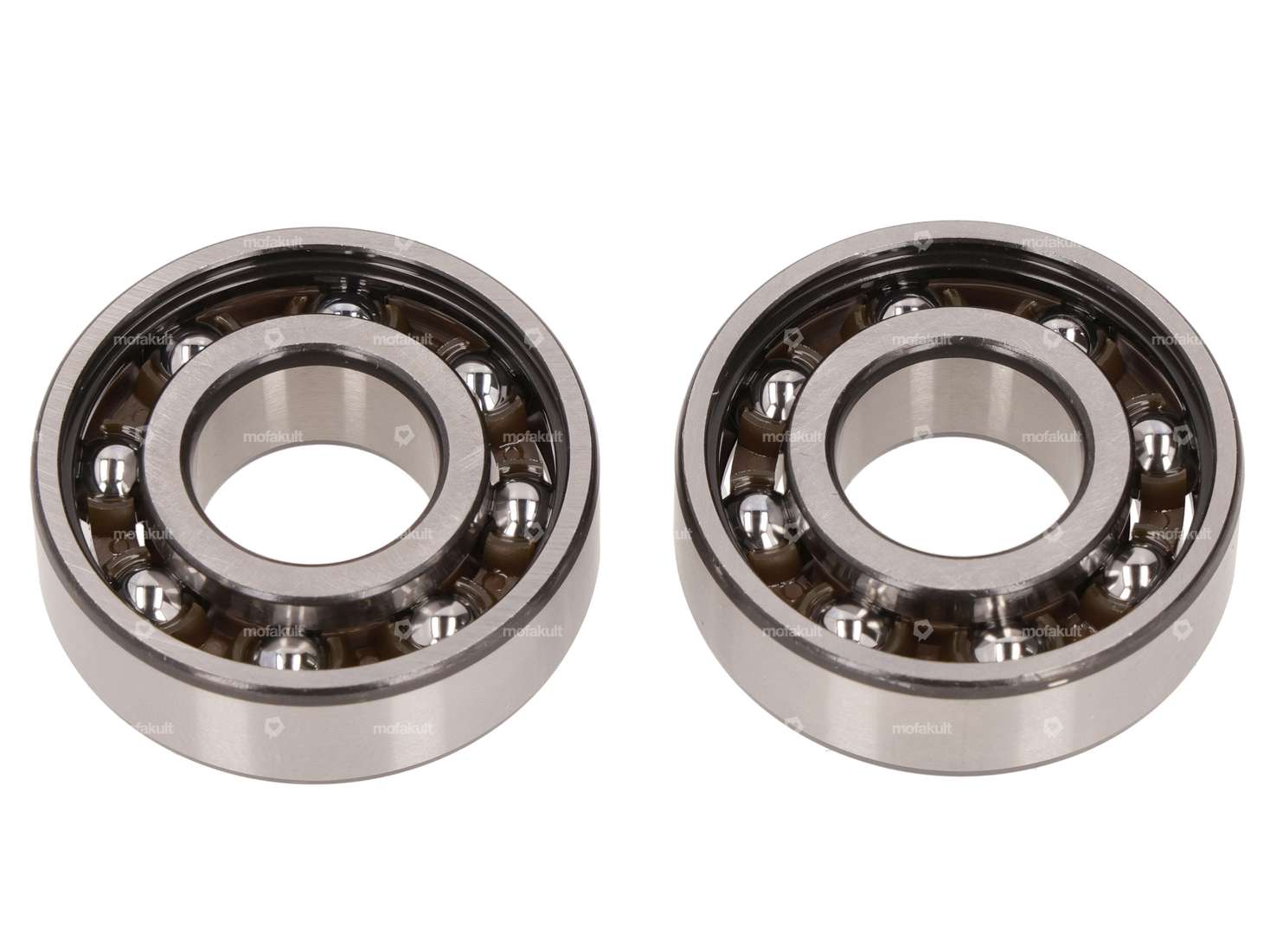 Pinasco 6202 T9 C4 ball bearing 15/35/11 polyamide cage pair Carousel Image 2