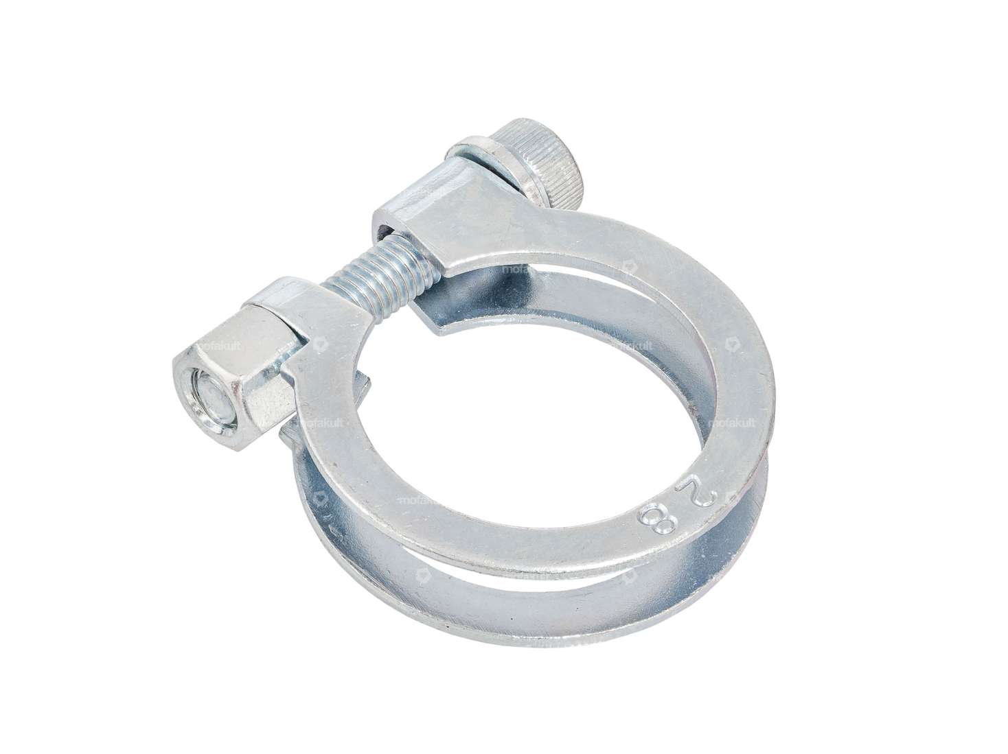 swiing® revival solid exhaust clamp 28 - 30 mm galvanized (12.9 strength) Carousel Image 2