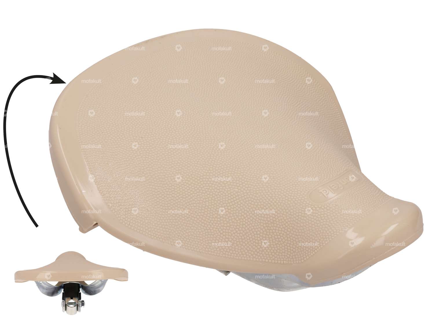 Denfeld saddle ivory NOS Carousel Image 1