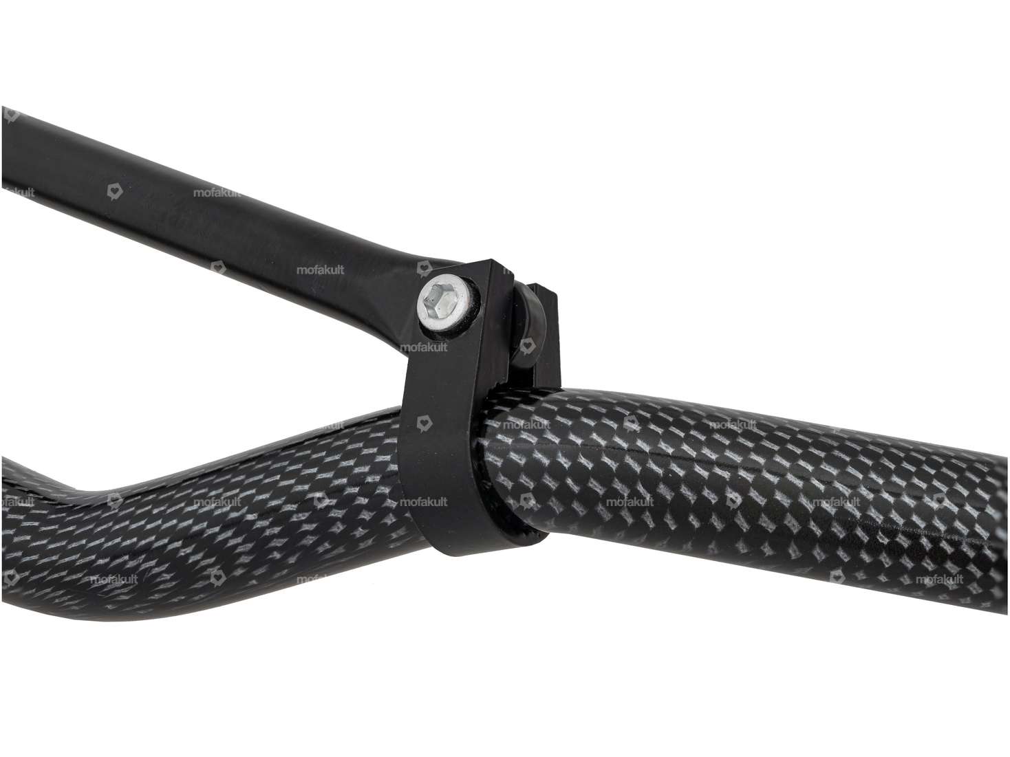 Racing handlebar fork plate 8 cm / wide aluminum carbon Carousel Image 3