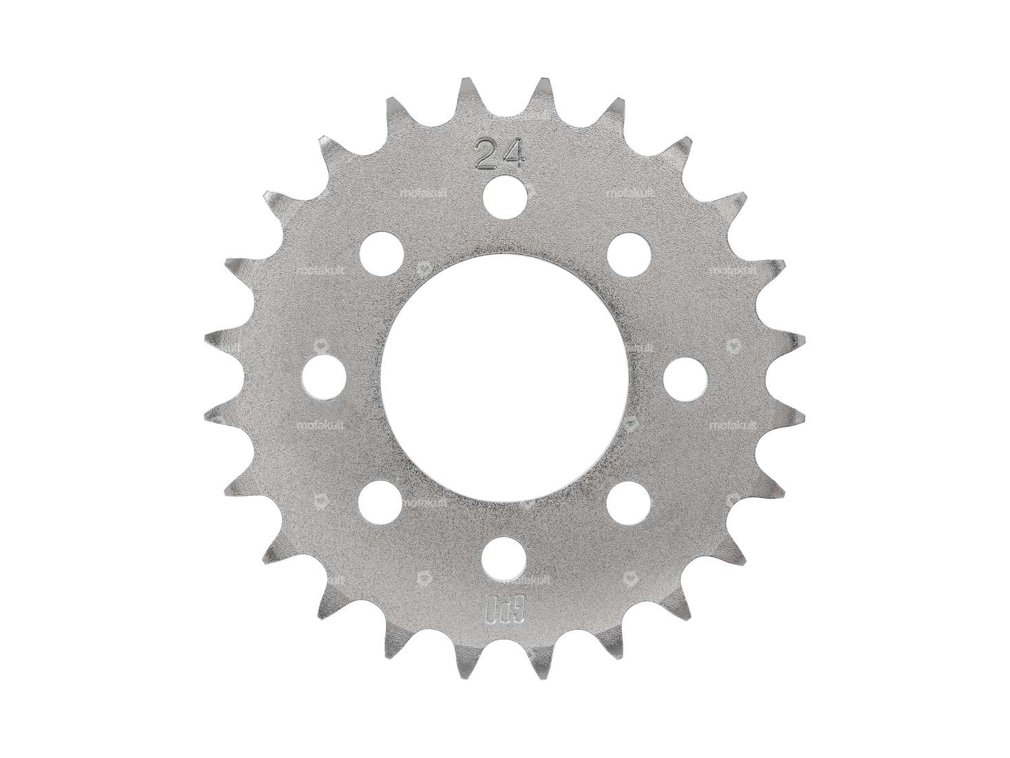 GPO sprocket 24 teeth (8 hole) galvanized | Tomos Carousel Image 1