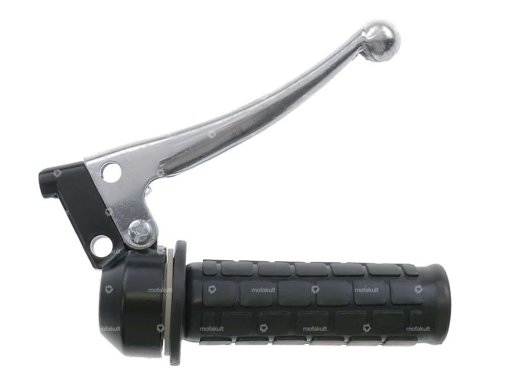 Throttle twist grip block pattern black Carousel Image 1