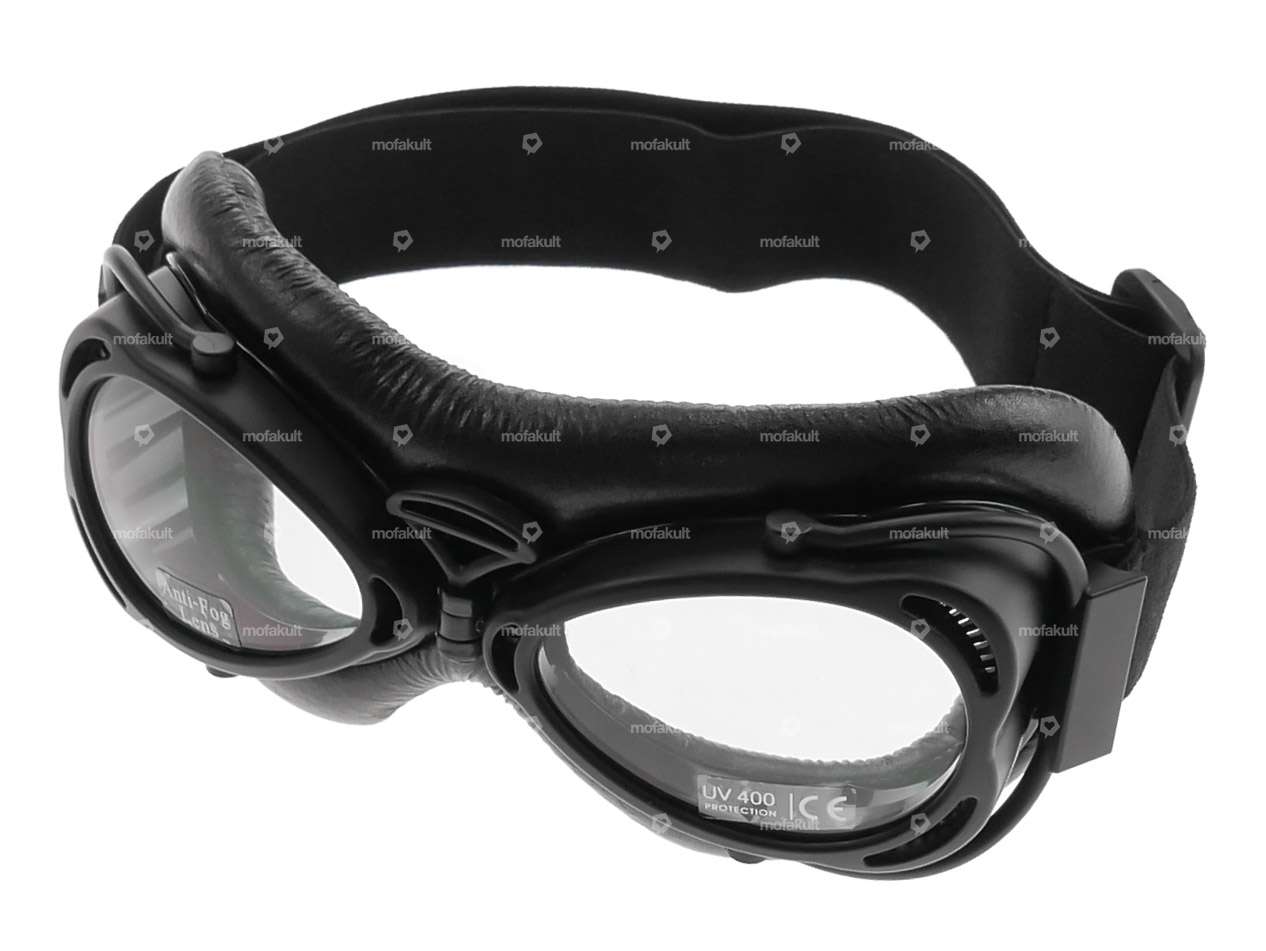 Aviator glasses vintage black Carousel Image 1