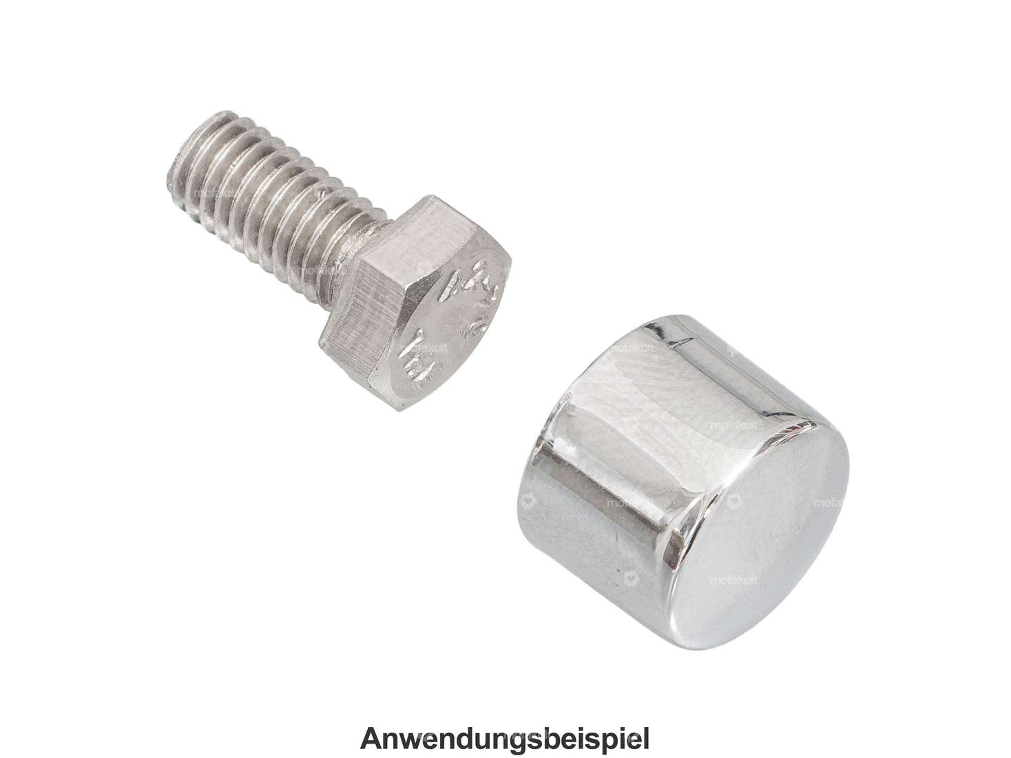 Cover hexagon head 15mm chrome Carousel Image 3