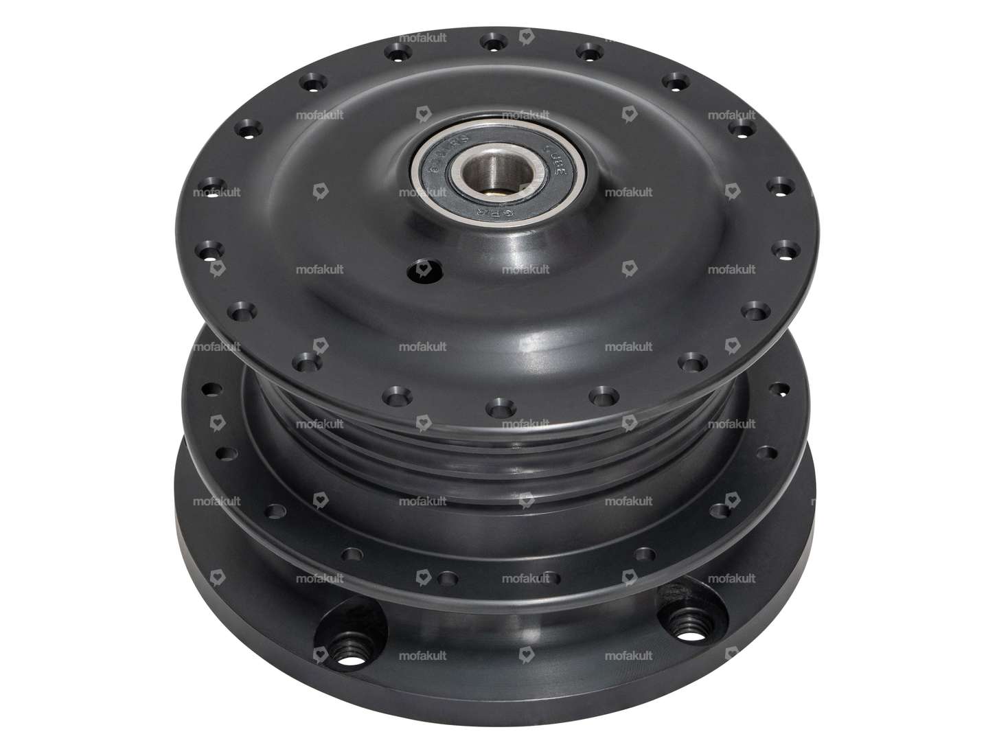 swiing® ingenious wheel hub spoked rim with disc brake black Carousel Image 2