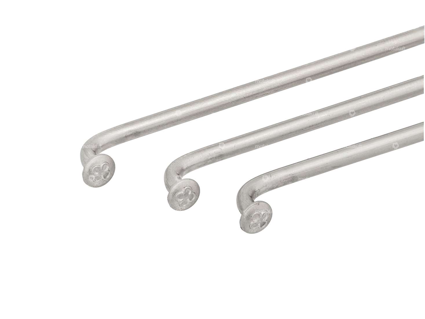 WWS 19" spoke set incl. nipple (2.6 x 212 mm) Inox Carousel Image 2