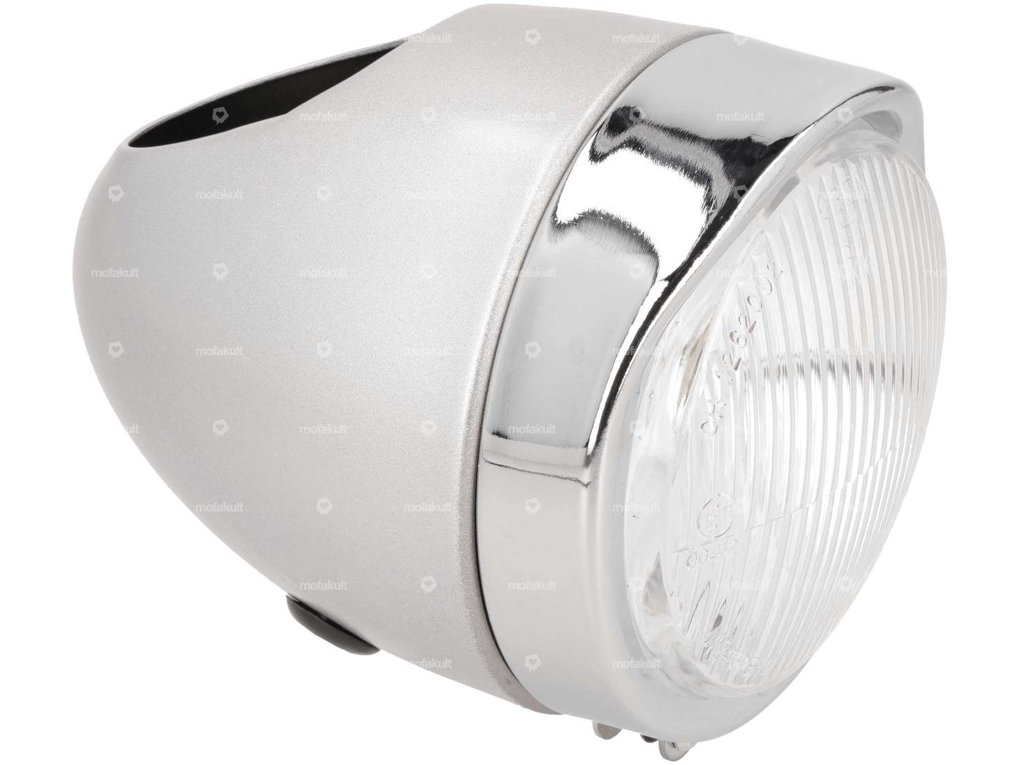 Egg lamp Ø 103 mm (central mounting) silver / chrome Carousel Image 1