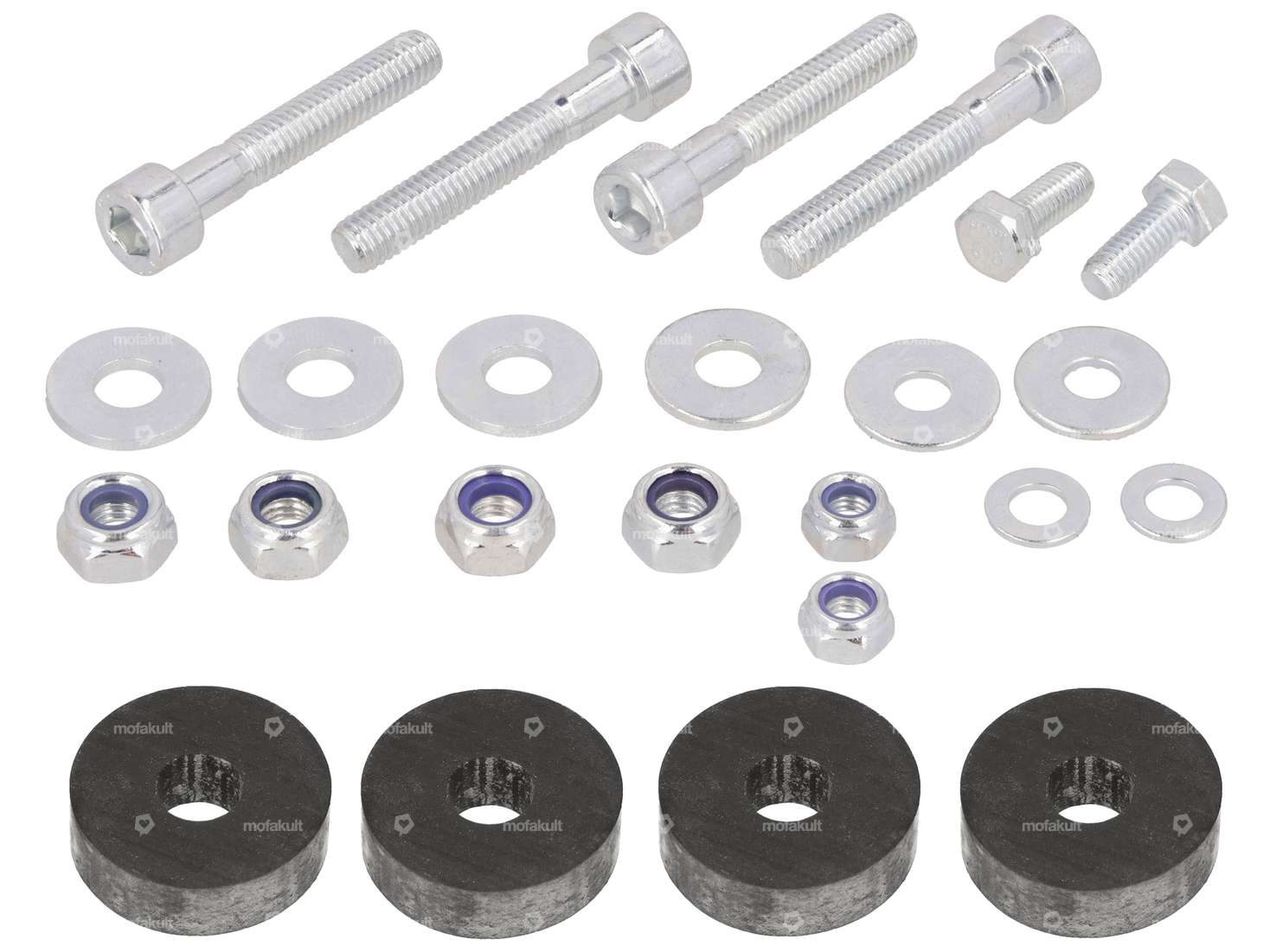 swiing® revival screw set mounting front mudguard with rubbers | Pony Cross 521 Carousel Image 1