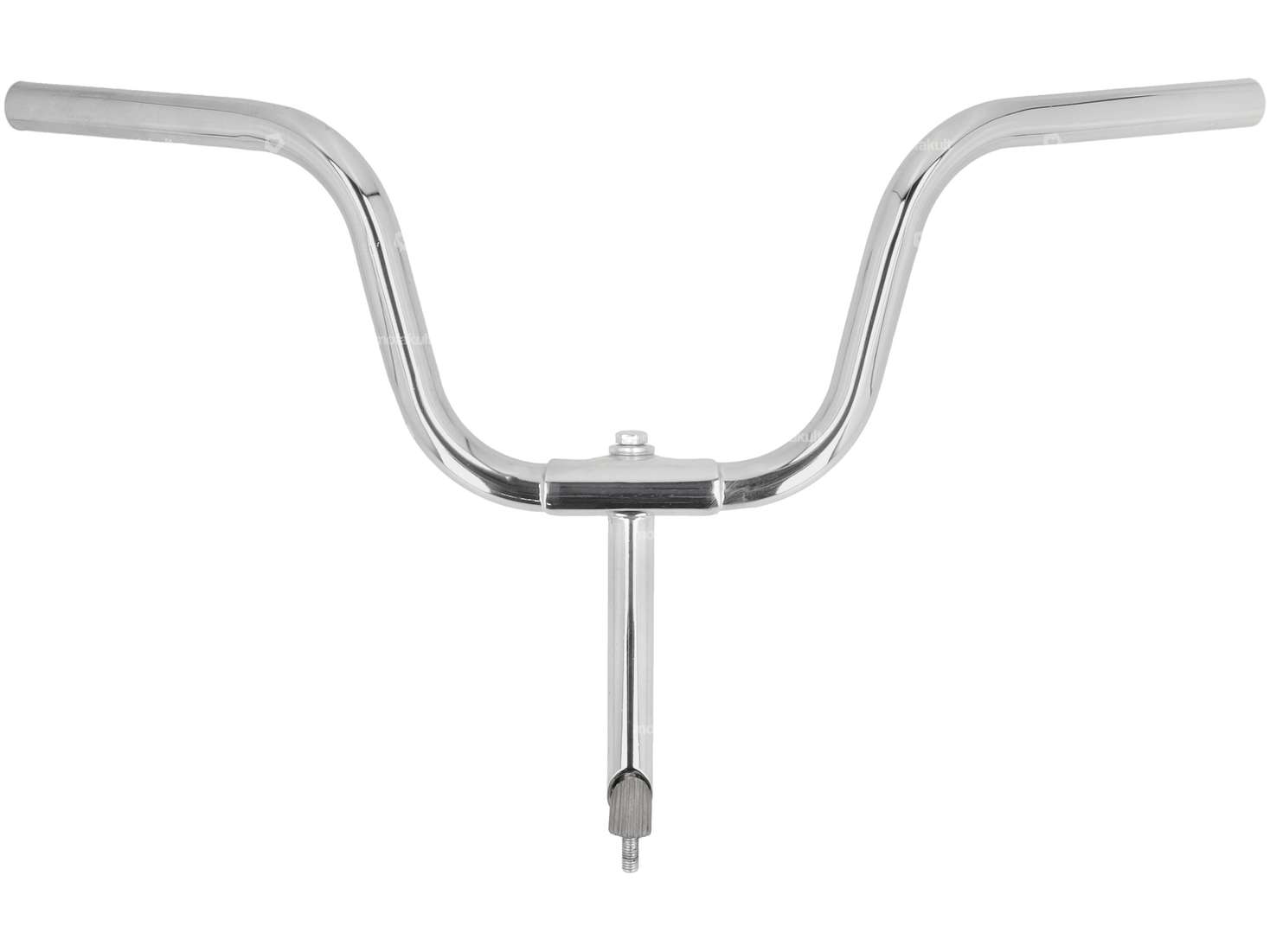 Handlebar with stem 17 cm chrome | Puch Maxi S / N, X30 Carousel Image 1