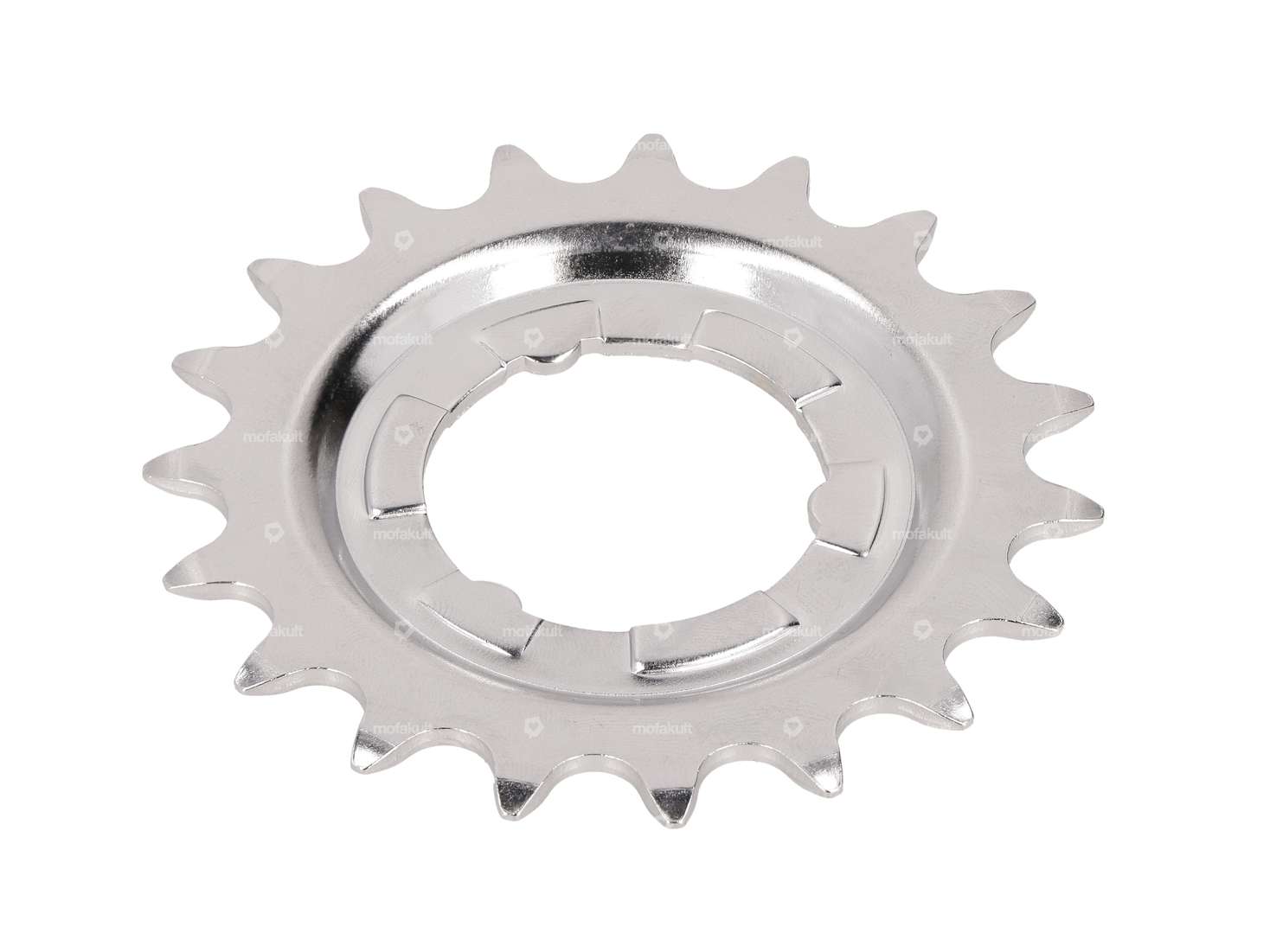 19-tooth bevel gear, slightly offset, chrome Carousel Image 1