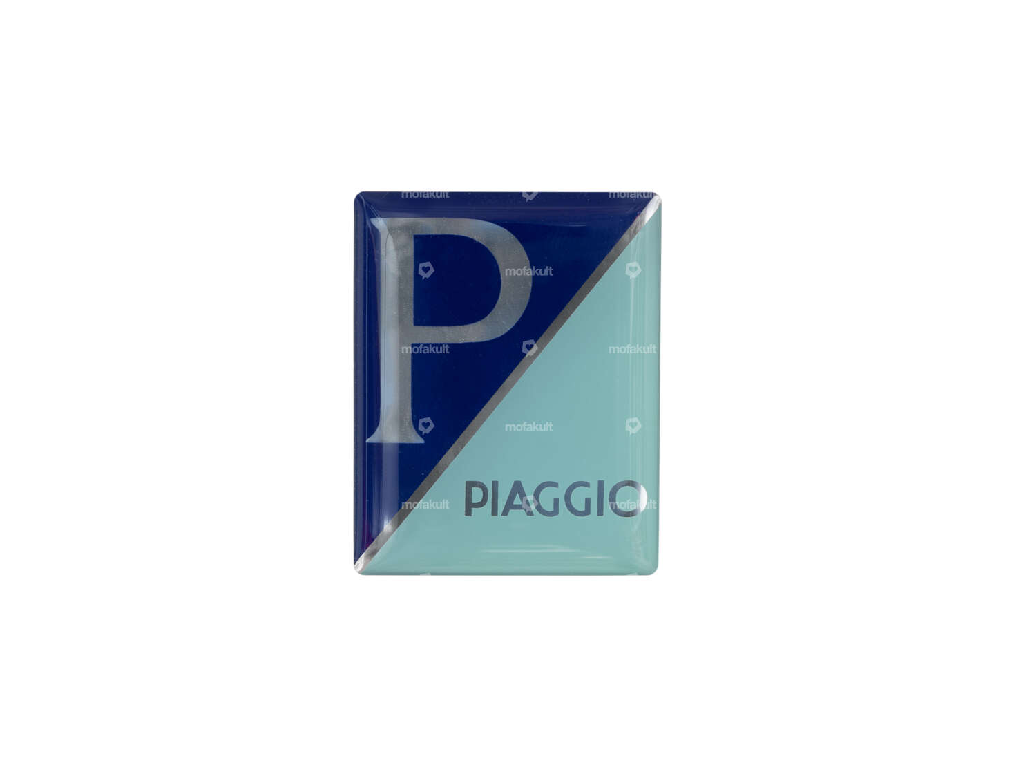 Sticker "Piaggio" 3D silicone 43 x 33 mm original Carousel Image 1