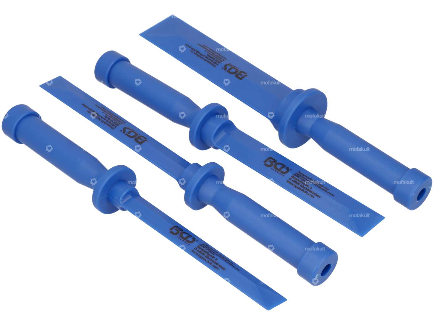 BGS plastic scraper set 4 pcs. Carousel Image 1