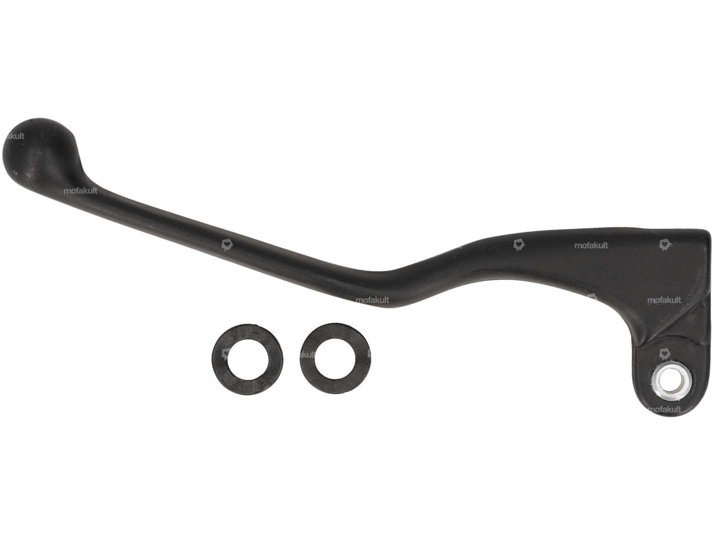 Domino brake lever left long aluminum black NOS Carousel Image 1