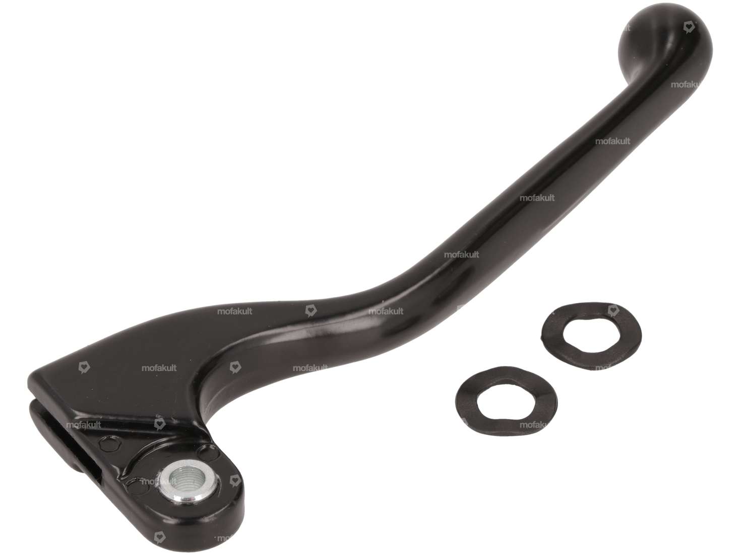 Domino brake lever right short aluminum black NOS Carousel Image 2