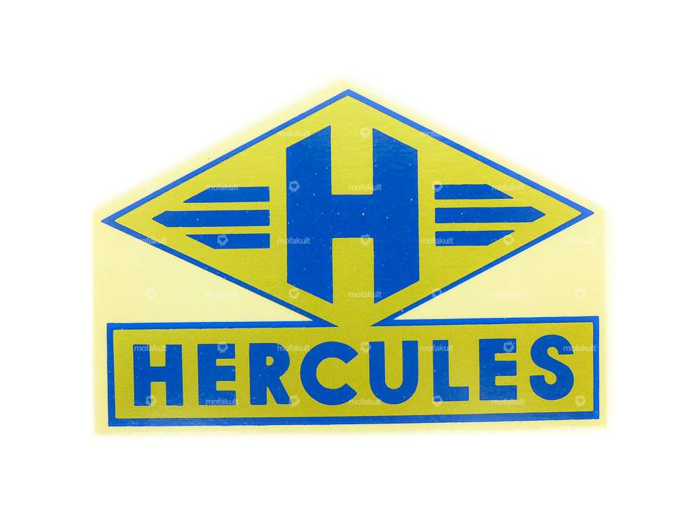 Water decal "H - Hercules" gold/ blue Carousel Image 1