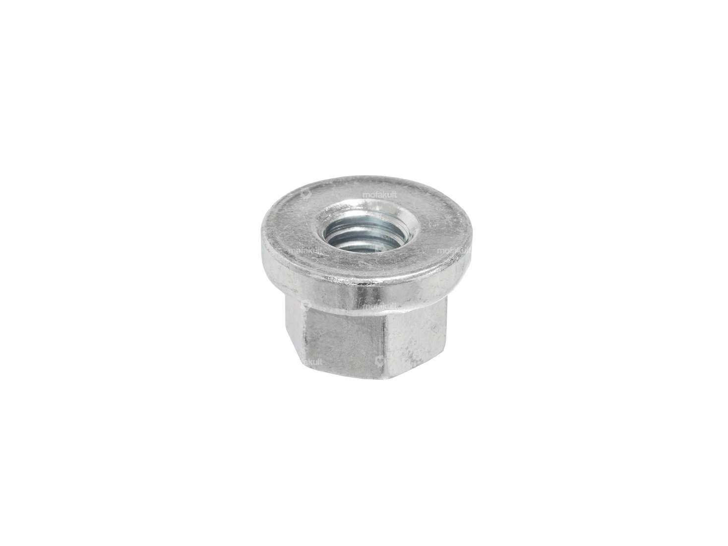 Flange nut M6 increased galvanized (10 strength) Carousel Image 2