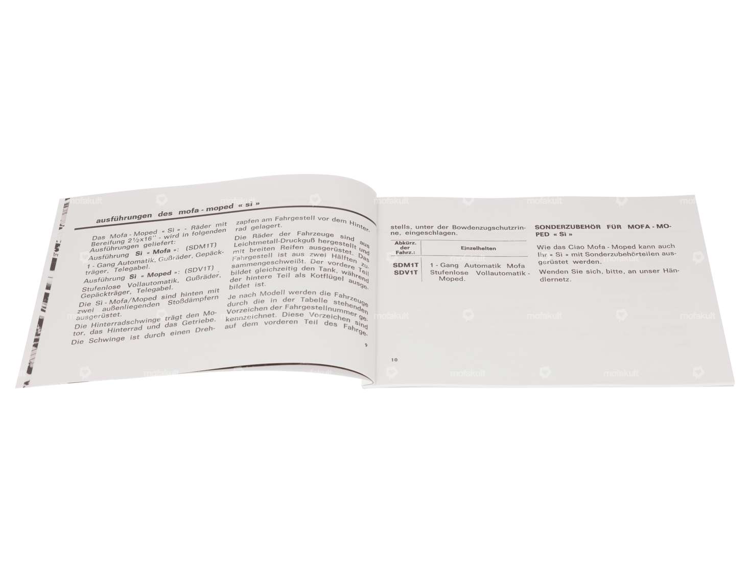 Operating instructions | Piaggio Ciao, SI, Bravo Carousel Image 3