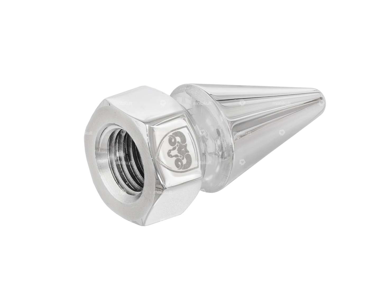 66HEROES pointed nut "Spike" M10.5x1 Backpedal Inox Carousel Image 3