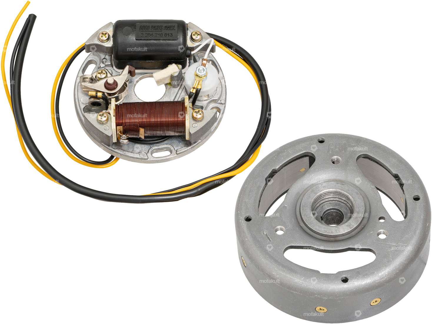 GPO ignition set 90 mm breaker clockwise 6V Carousel Image 1