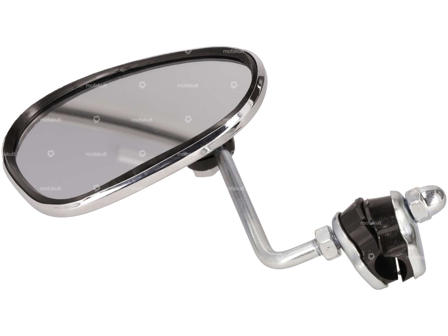 Bumm mirror oval left clamp version chrome Carousel Image 2