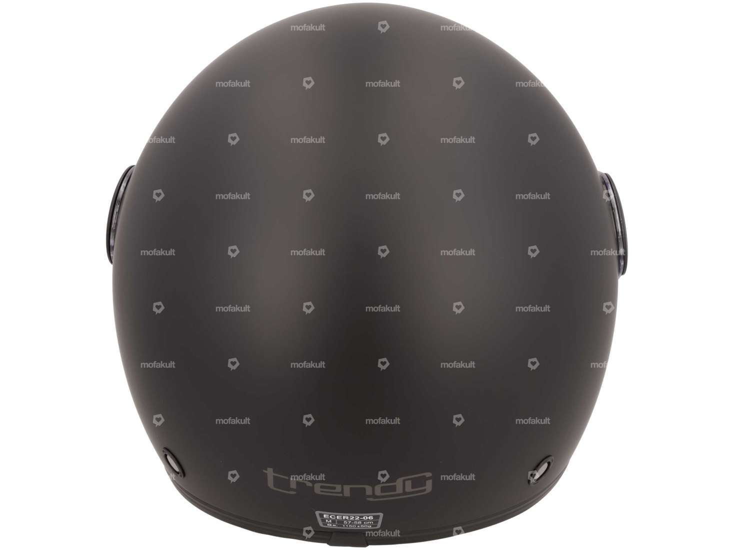 Jet helmet "Trendy" black matt (S-XL) Carousel Image 3