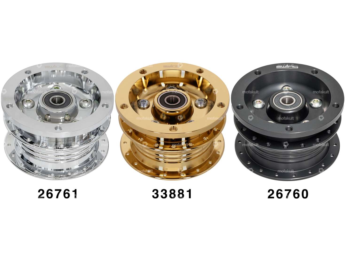 swiing® ingenious disc brake set spoke rim EBR hydraulic | Piaggio Ciao Carousel Image 3