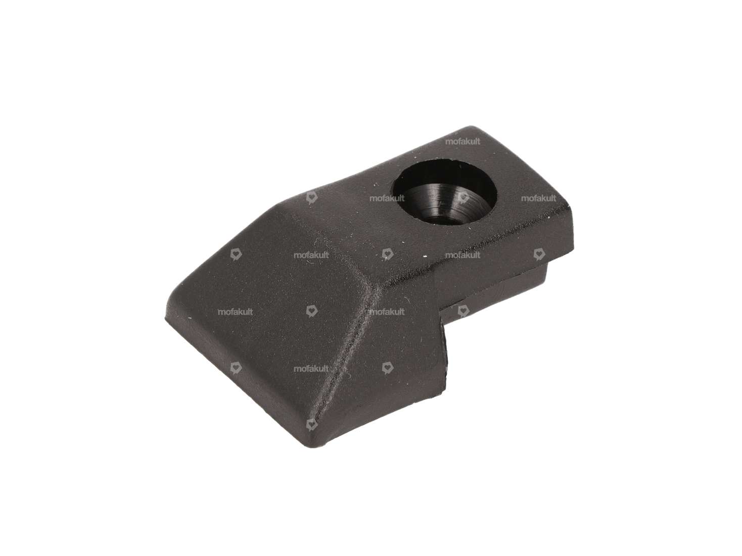 CIF kick plate end piece black, with hole | Vespa P80X, P125X, P150X, P150S, P200E Carousel Image 1