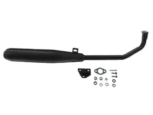 SITO Plus exhaust 25 mm straight outlet black | Tomos SITO Plus exhaust 25 mm straight outlet black | Tomos